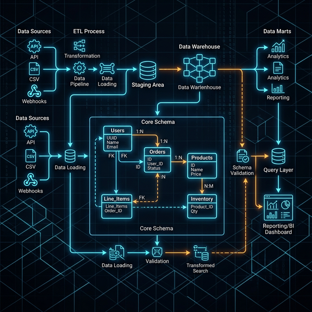 Database ETL Pipeline Schema